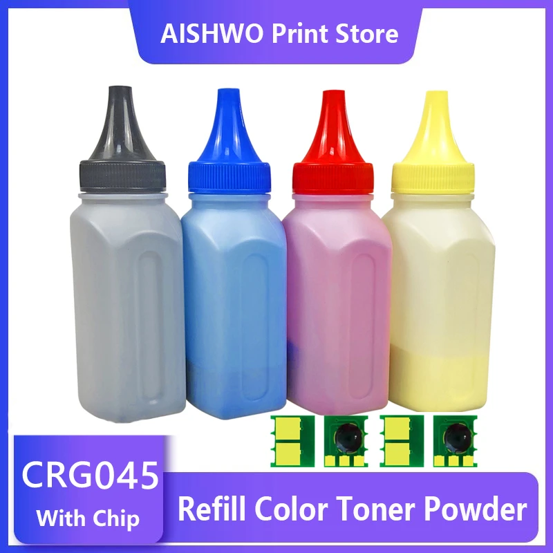 CRG-045 CRG045 Refill Color Toner Cartridge Powder for Canon MF634Cdw MF632Cdw MF631Cn MF633Cdw MF635Cx LBP611Cn LBP612 WithChip