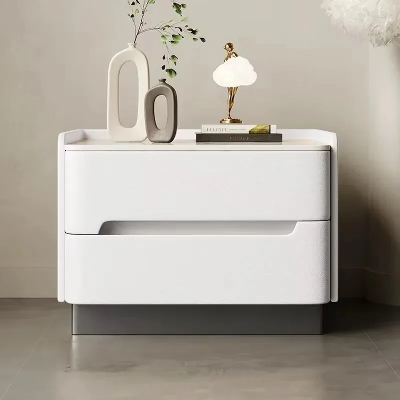 Storage Drawer Nightstand Nordic Bedroom Modern Home Luxury Bedside Table Minimalist Wood Mesitas De Noche Hotel Furniture