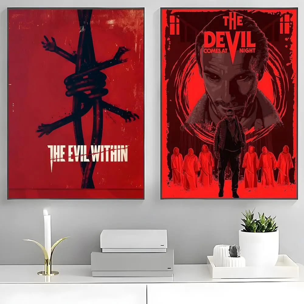 Classic Game T-The Evil Within Poster Classic poster and wall art prints are suitable for living rooms, bedrooms, bars view 4