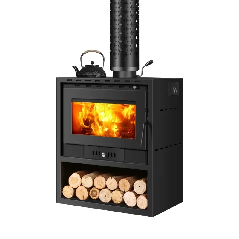 fireplace wood  firewood heating stove  villa winter home indoor rural firewood burning European style