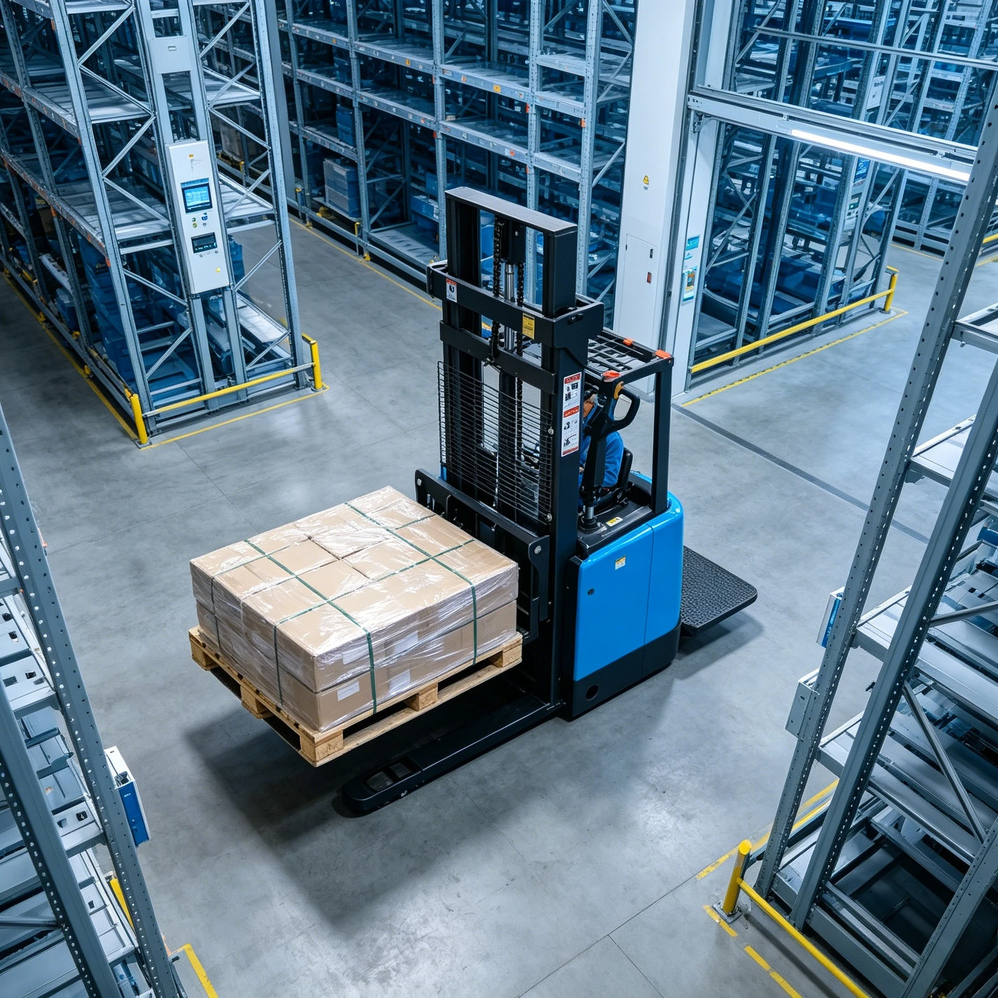 Electric Stacker with High Lift Capacity and Safety Features for Industrial Commercial Material Handling Applications Customized
