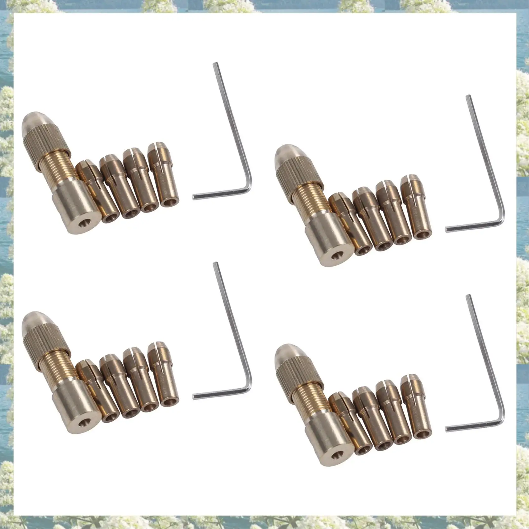 

Best Of 2025-32-Piece 0.5-3Mm Drill Chuck Collets Set Of Quick Chuck For Mini Tools