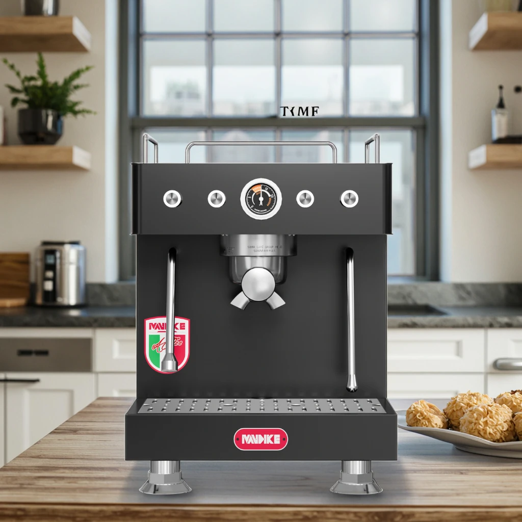 MC2 Semi-automatic Espresso Coffee Maker Machine With High Pressure Pump Single Brewing Grinder