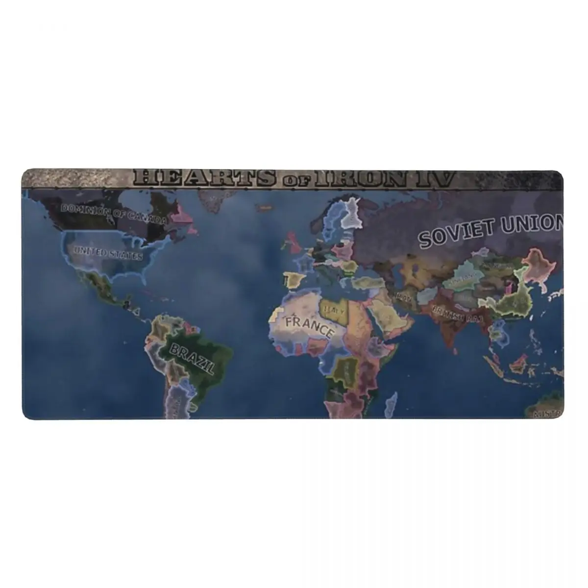 

Hearts Of Iron 4 Map Mouse Pad Desk Protector Gamer Keyboard Pc Accessories Mat Large Mousepad