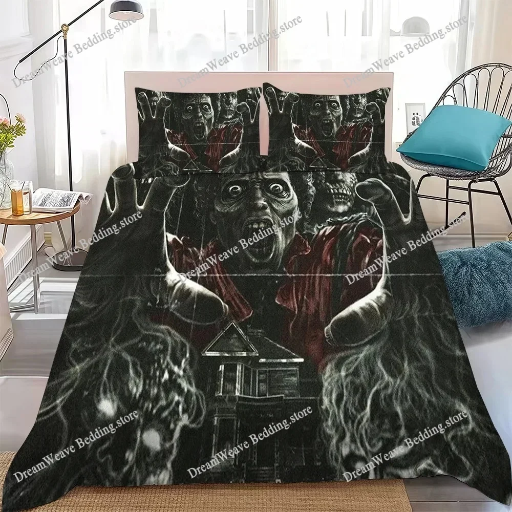 M-Michael J-Jackson T-Thriller Duvet Cover Set Home Style Bedding Soft Laundry Cotton Bed Student Dormitory GiftFQH