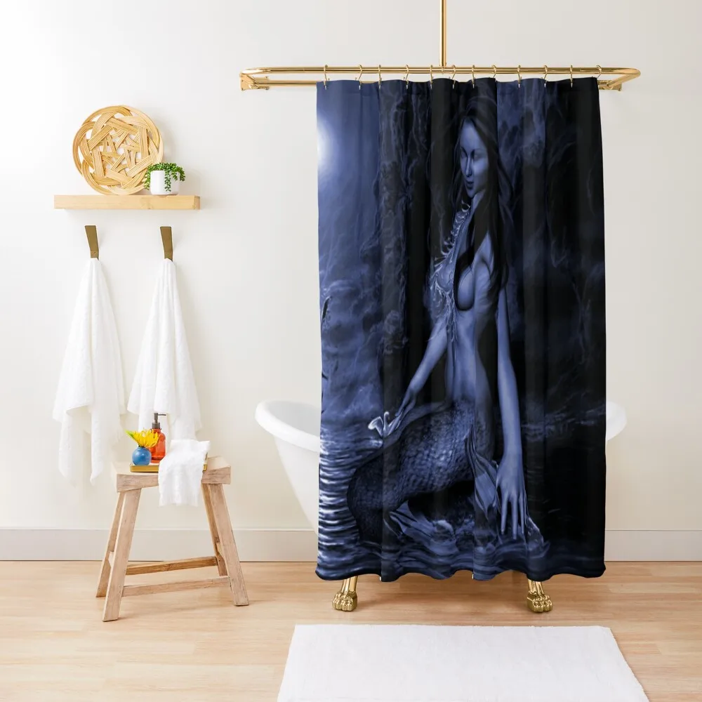 WATER SIREN Shower Curtain Bathroom For Shower Accessories For Shower And Services Curtain