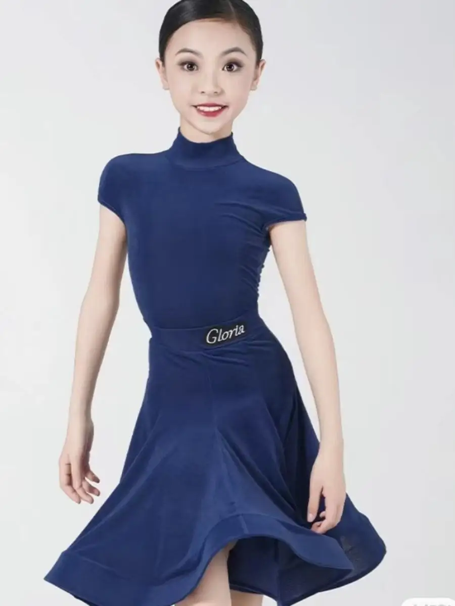 

Children's Latin Practice Training Clothing Girls' Latin Practice Children's Dance Practice High end Professional Performance