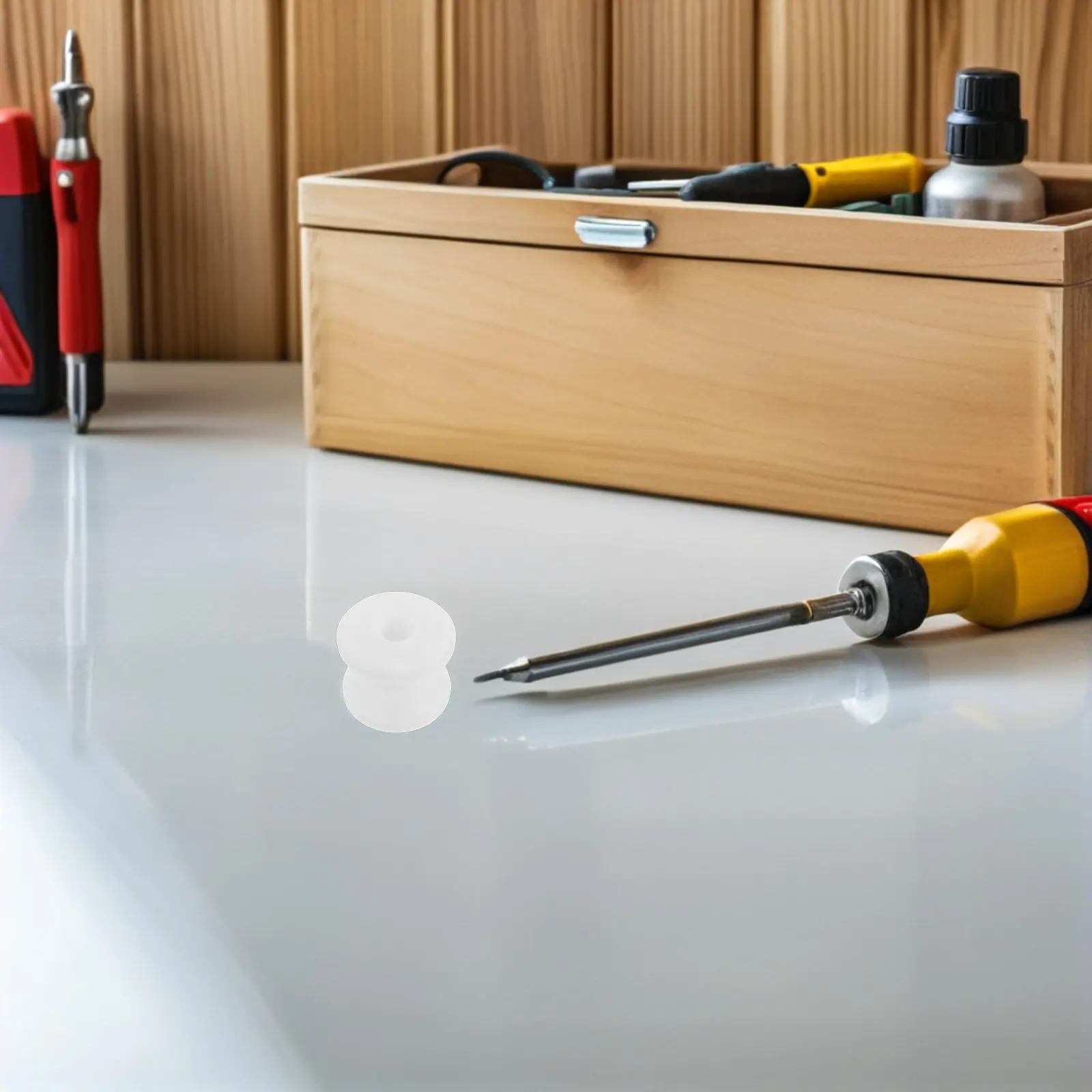 

2Pcs Boat Anchor Roller White Nylon Heavy Duty Shock Resistant Marine Bow Anchor Guide Replacement Wheel for Boats Kayaks Yachts