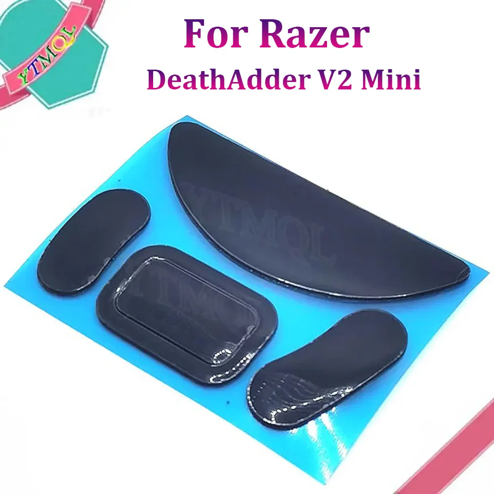 

1 комплект, подушечки для коньков для мыши для Razer DeathAdder V2, мини-беспроводная мышь, белый, черный, противоскользящая наклейка, сменный разъем