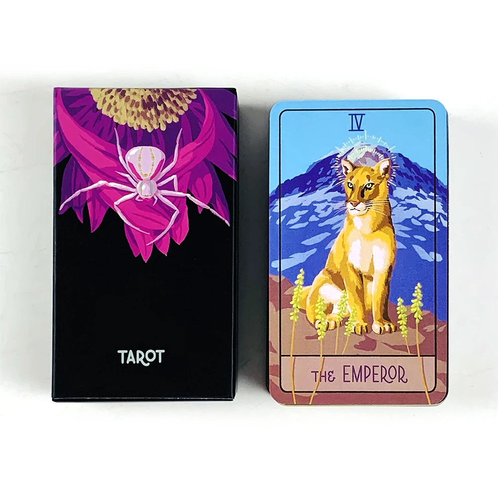 Exquisite Tarot Cards A 78 Deck Oracle English Visions Prediction Divination Edition Borad Games Christmas and New Year Gifts