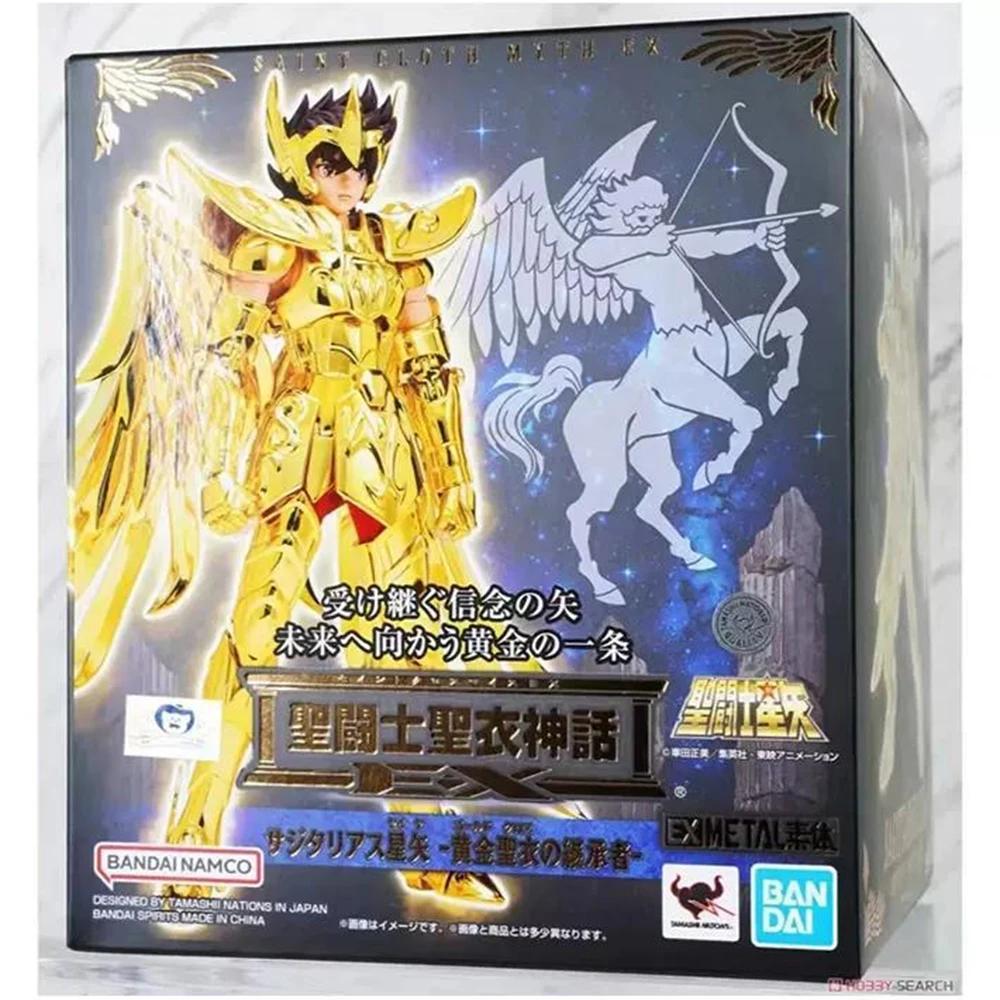 

BANDAI Original Saint Cloth Myth EX SAGITTARIUS SEIYA INHERITOR OF THE GOLD CLOTH PVC Model Collection Toys In-sale