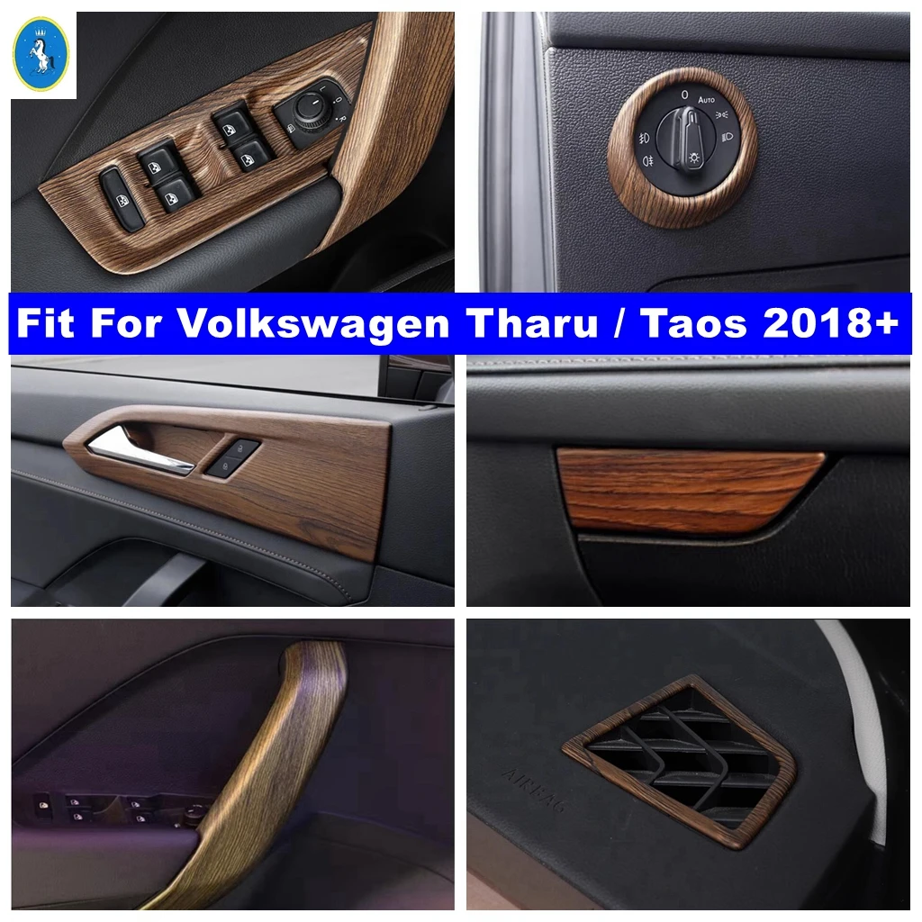 

Auto Window Glass Lift / Inner Handle Bowl / Glove Storage Box Cover Trim For VW Volkswagen Tharu / Taos 2018 - 2023 Accessories