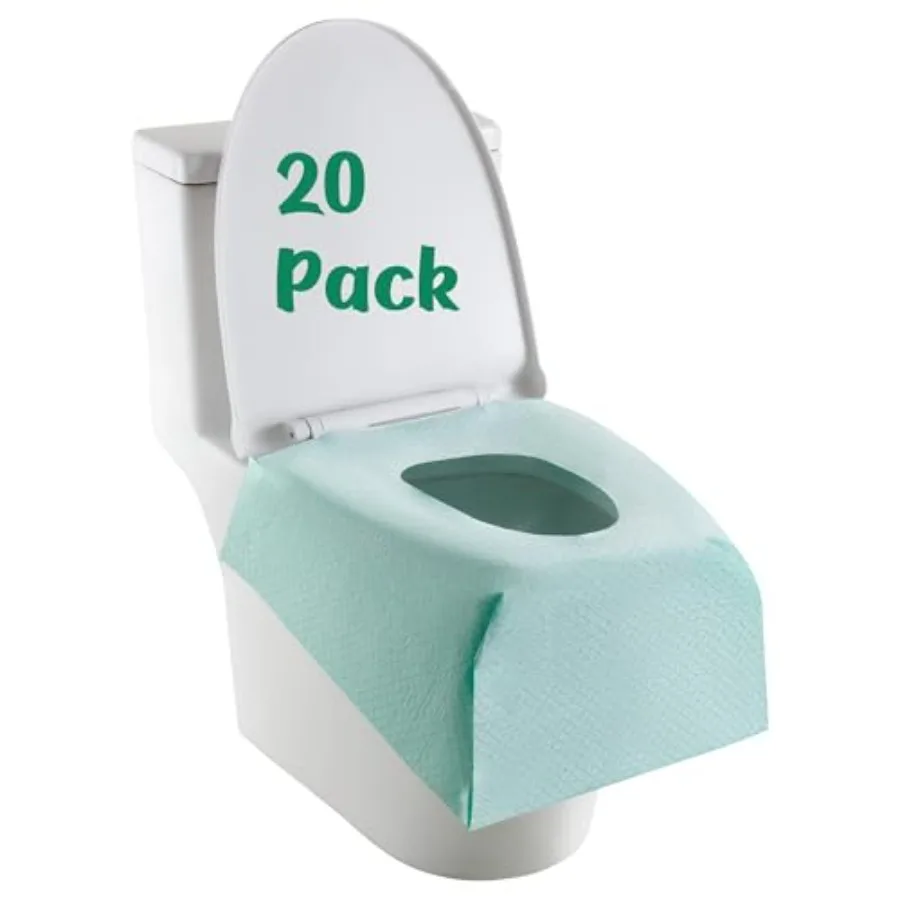 

Toilet Seat Covers Disposable, Full Coverage Waterproof Toilet Seat Cover for Adults and Potty Training, Travel Accessories for