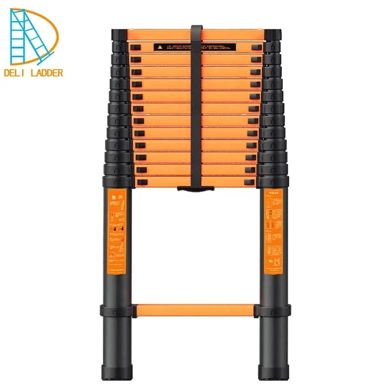 

12.5ft/3.8m Telescopic Ladder Steel Iron