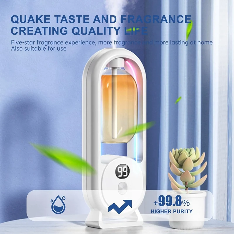 Intelligent Digital Display Aromatherapy Machine Automatically Sprays Fragrance With Ambient