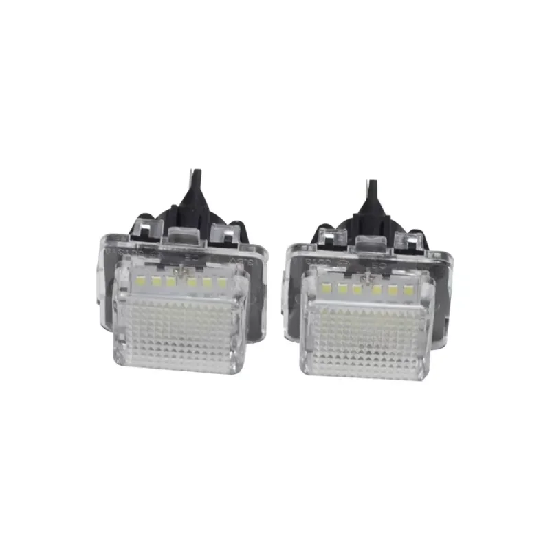 

2pcs LED Number License Plate Light for Mercedes Benz W204 W212 C207 C216 W221 Canbus Error Free Focos Led Auto Car Accesorios