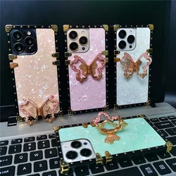 Luxury Shinning Phone Cover Shell Pattern 3D Butterfly Case For Samsung Galaxy S24 Ultra S22 Plus S10 S20 S21 S23 FE Note 20