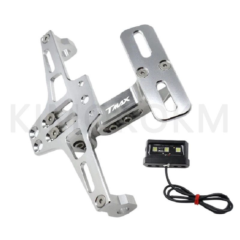 

Moto Fender Eliminator Adjustable License Plate Holder Bracket LED For YAMAHA TMAX 530/500/560 TMax530 SX DX TECH MAX T-MAX 560