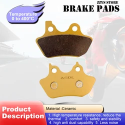 Front Rear Brake Pads For HARLE* DAVIDSO* FLHRi FLHR Road King 00-07 FLHRCi Road King Classic FLHT FLHTi Electra Glide Standard
