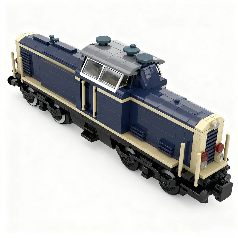 472 قطعة نموذج قطار الشحن الألماني - مجموعة بناء قاطرة البضائع MOC للمراهقين والكبار، هدية جامعي #6