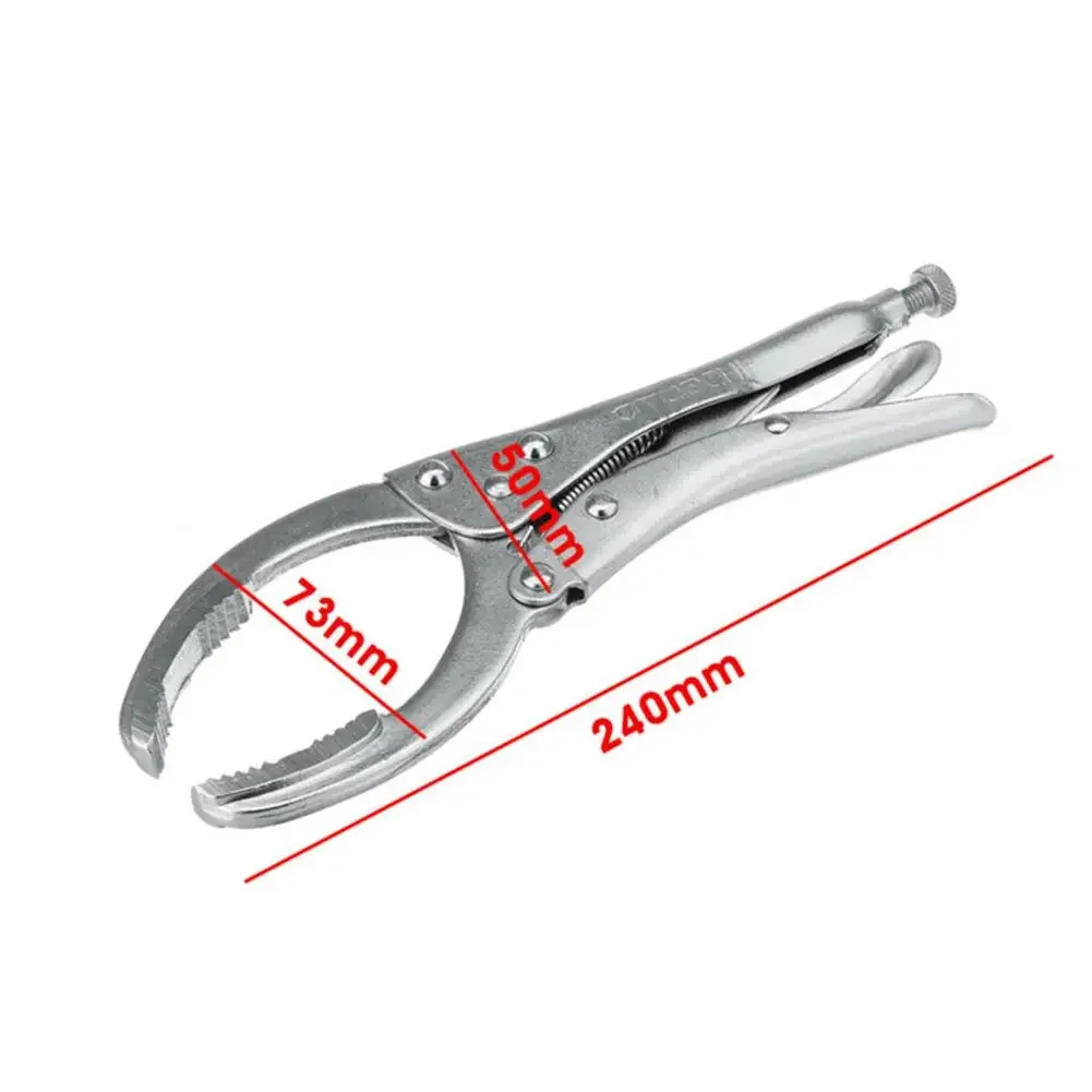 Steel Adjustable Oil Filter Wrench Plier Spanner Removal Tool For Car Vehicle Repair Locking Grip Car Removal Holding Tool