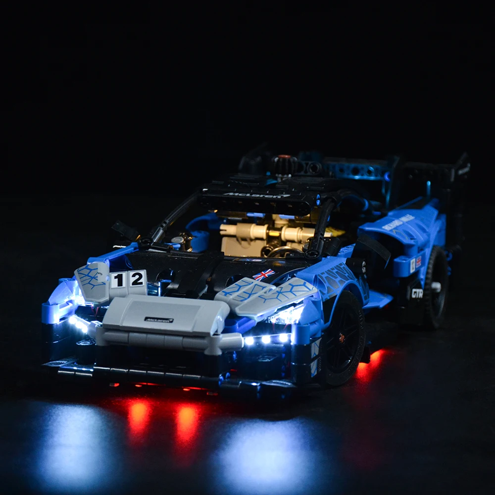 EASYLITE LED Light Kit For 42123 Senna GTR Car Model DIY Toys Set Building Blocks Bricks Only Lighting Kit NOT Include The Model