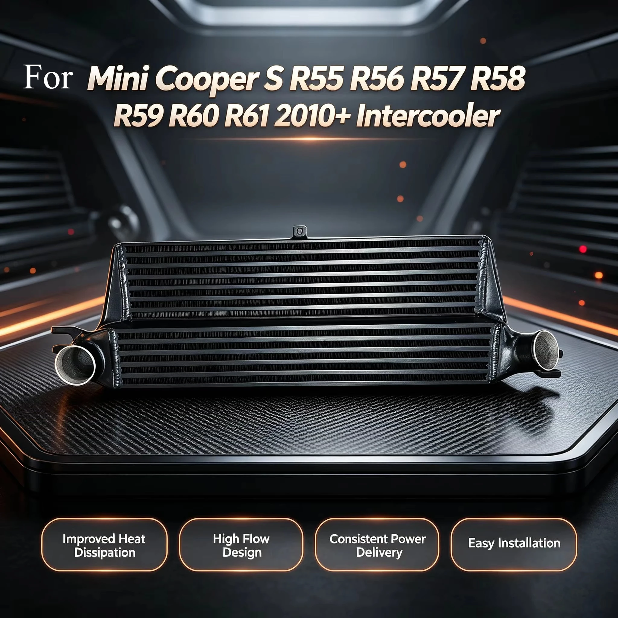 Intercooler For BMW Mini Cooper S R55 R56 R57 R58 R59 R60 R61 2010+ Intercooler