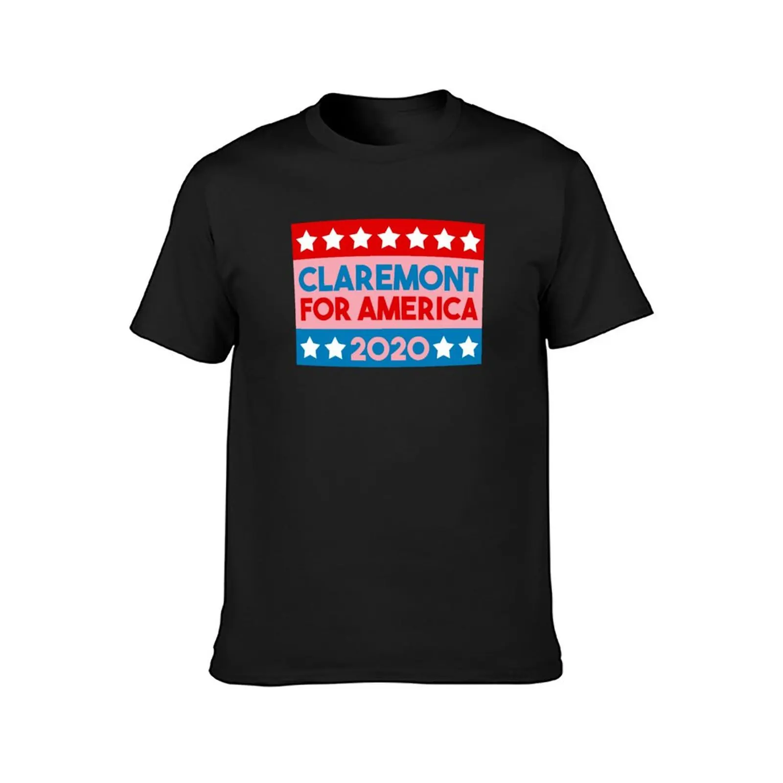 Claremont for America 2020 | Red, White & Royal Blue T-Shirt boys whites customs aesthetic clothes mens champion t shirts