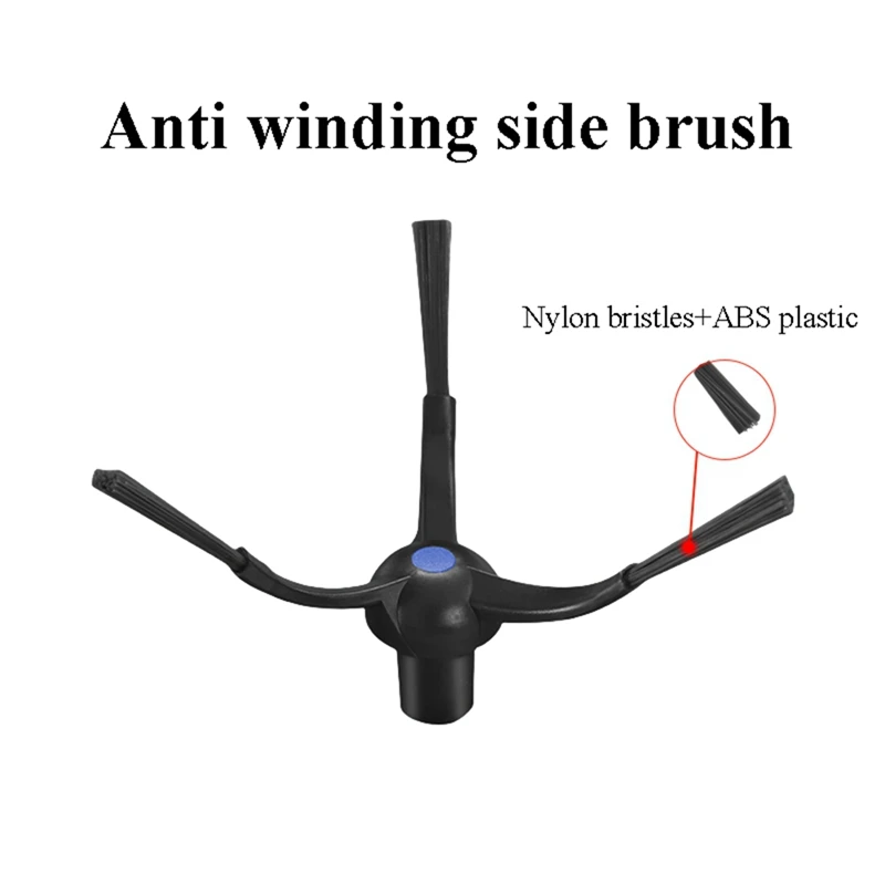 A44F-สําหรับECOVACS DEEBOT X5 OMNI / X5 PROหุ่นยนต์เครื่องดูดฝุ่นถุงเก็บฝุ่นHepaกรองหลักแปรงด้านข้างMop Ragผ้า