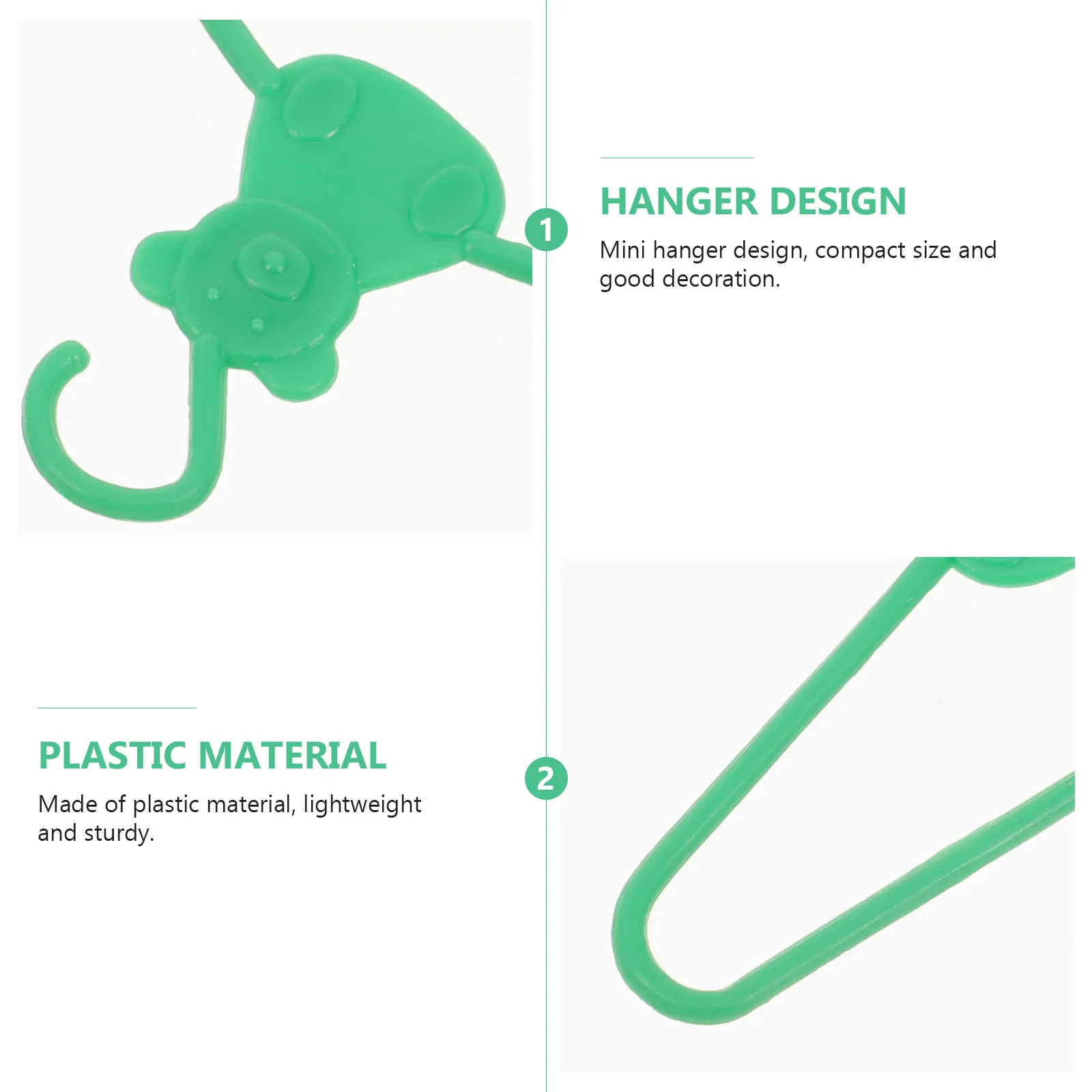 

20Pcs Miniature Clothes Hangers Cartoon Style Mini Clothes Hanger Ornaments for Kids Dollhouse Wardrobe Decoration Dollhouse