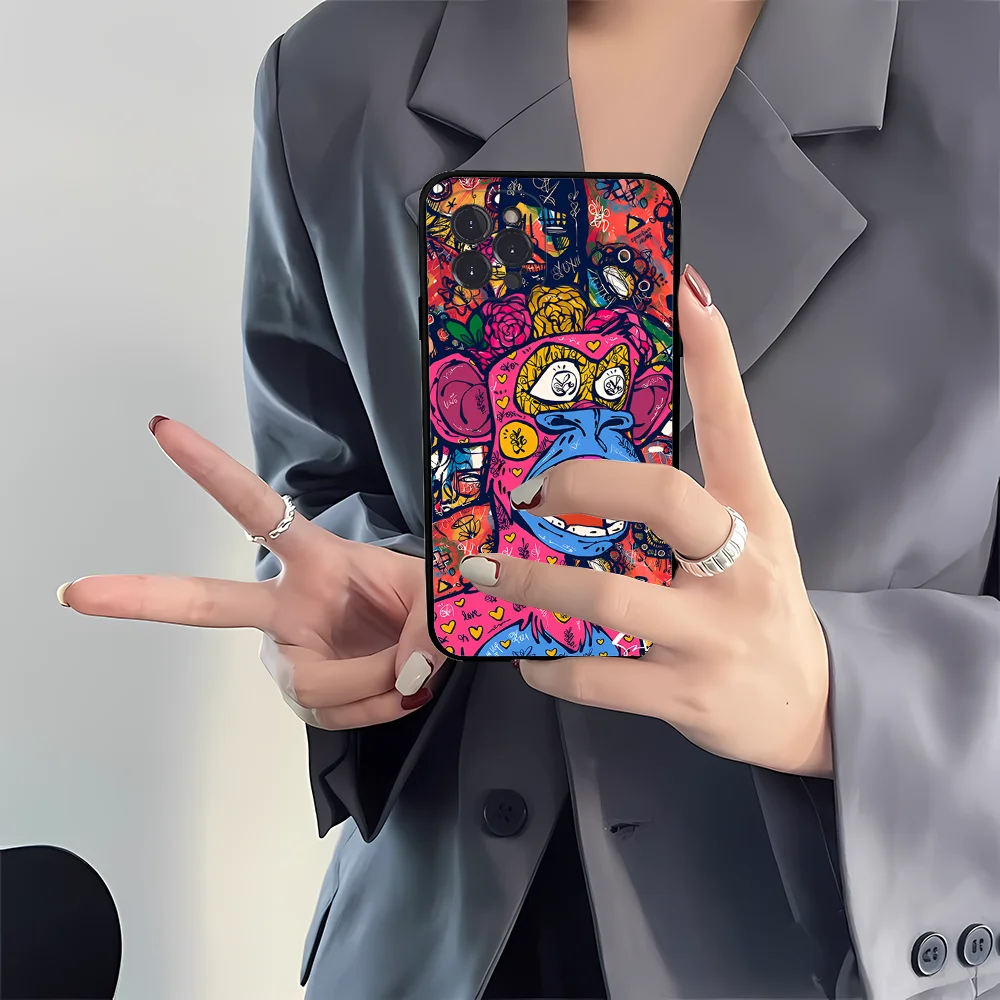 Funny Cartoon B-Bored A-Ape Phone Case Silicone Soft for iphone 15 14 13 12 11 Pro Mini XS MAX 8 7 6 Plus X XS XR Cover