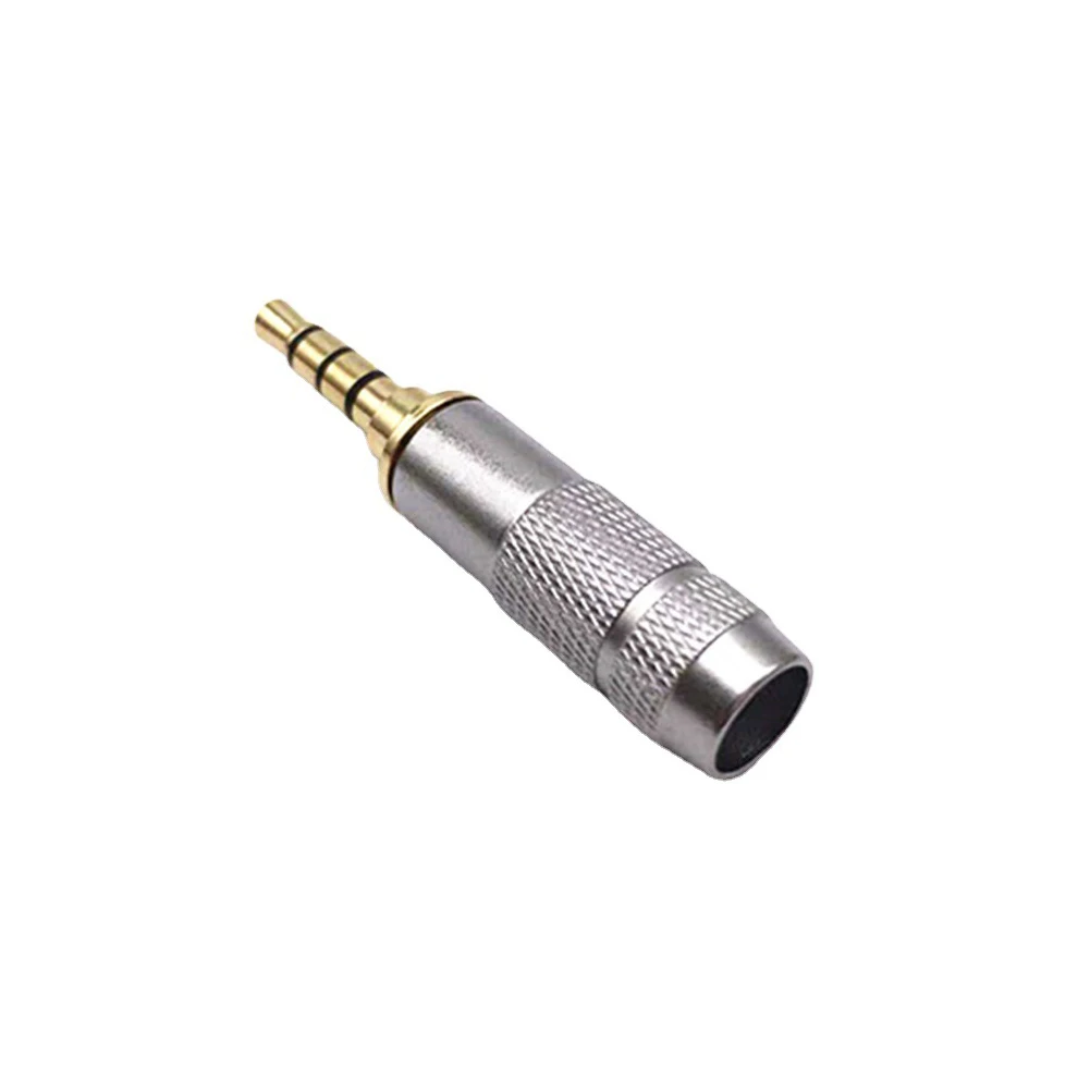 1PCS 3/4 Pole Male Repair Headphones Audio Jack Plug Connector Replacement 3.5mm Stereo Audio Plug Soldering for Earphone