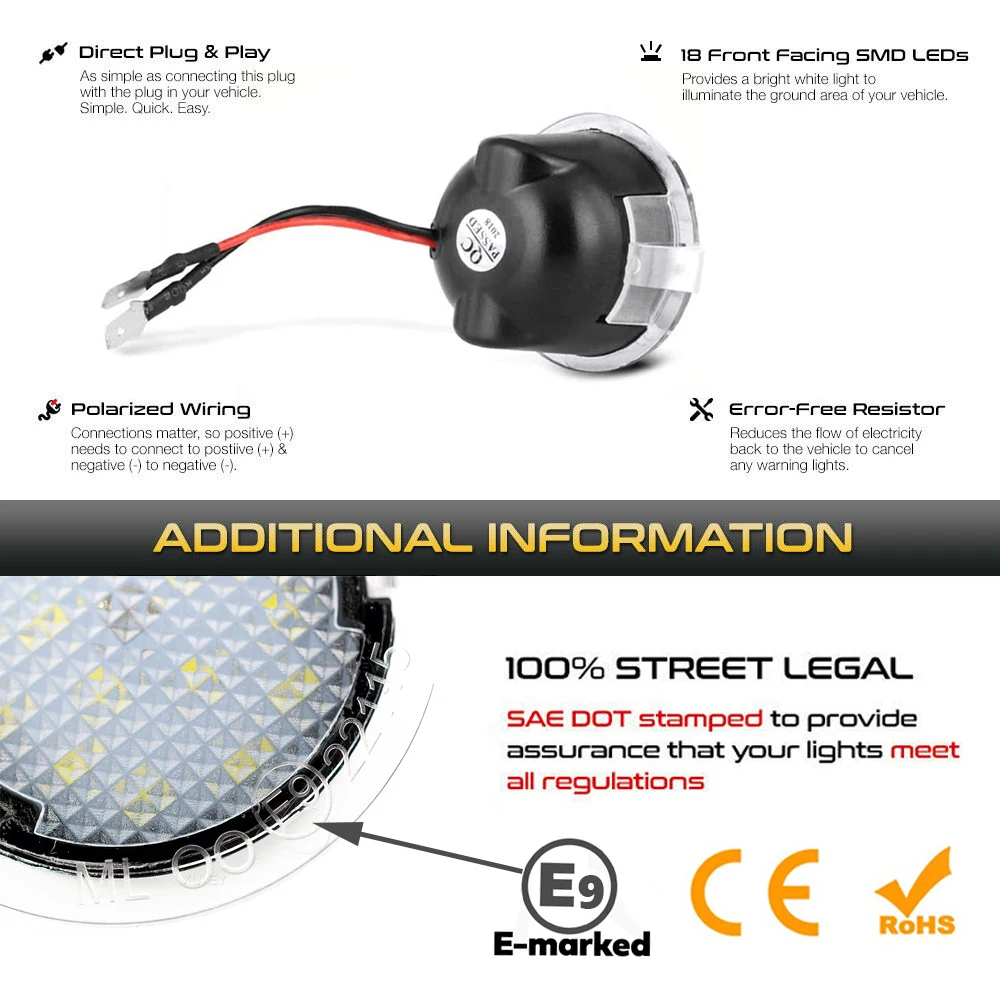 Đèn LED Dưới Mặt Gương Vũng Nước Ánh Sáng Cho Ford Ranger T6 Mustang 6 Nhà Thám Hiểm 5 Fusion Edge Mondeo 5 Chuyến Thám Hiểm F150 tầm Ma Everest