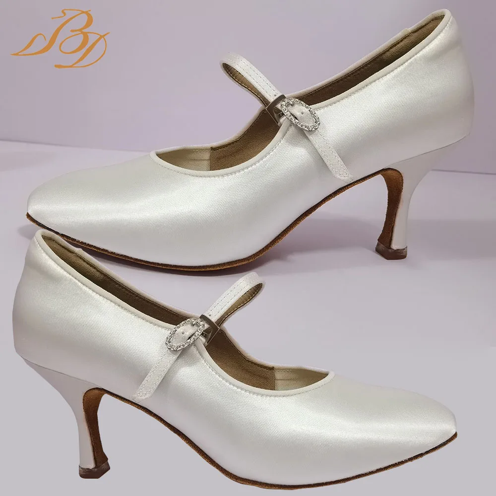 BD Dance Scarpe da sera classiche Donna Allenamento di danza moderna per ragazze Scarpe da ginnastica eleganti con tacchi alti Tango Valzer Scarpe da ballo137