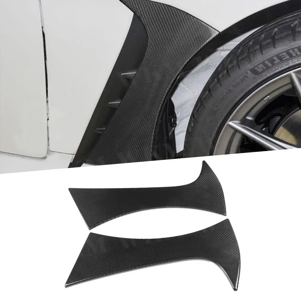 

2pcs/set Carbon Fiber Front Fender Side Air Vent Trims Covers For Toyota GR86 Subaru BRZ 2021+ Front Bumper Air Vent Car Bodykit