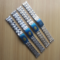 Watchbands Bracelet For 1853 PRC200 T17 T461 T055 T014 Men Fold Clasp Strap Watches Accessories Stainless Steel Watch Band Chain
