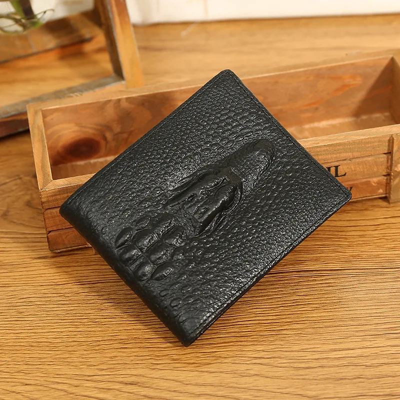 メンズ ヴィンテージ ドラゴン 本革財布 ブラウン 牛革 ロング二つ折り チェーンスナップ財布 電話ポケット付き ファッション ロング財布 y2k