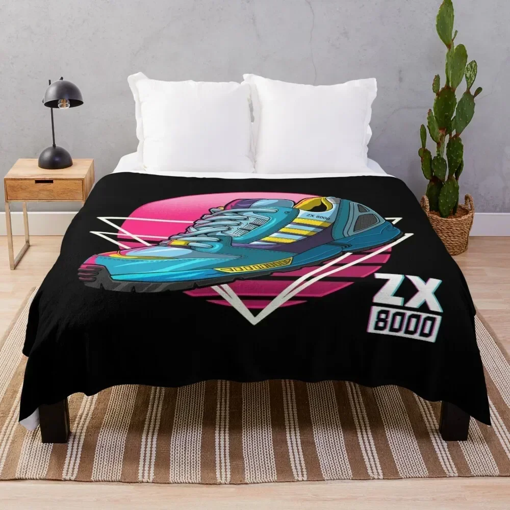 

Zx Aqua 8000 Sneaker Lifestyle ninetees Retro Runner Torsion Throw Blanket Summer Beddings heavy to sleep Blankets