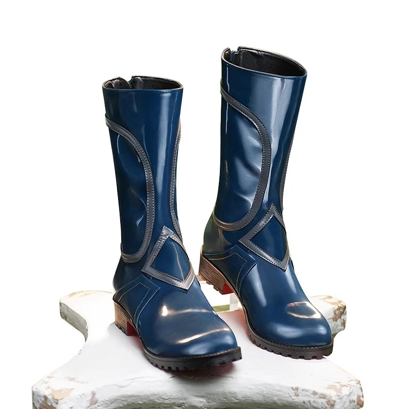 CosMiMi ゲーム Honkai: スターレールアナクサゴラス靴コスプレファッションユニバーサルコンバットブーツカーニバルパーティーロールプレイアクセサリー新