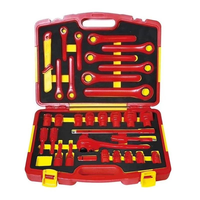99LB006 32PCS Vde Tools 1000v Insulated Ratchet Wrench Set