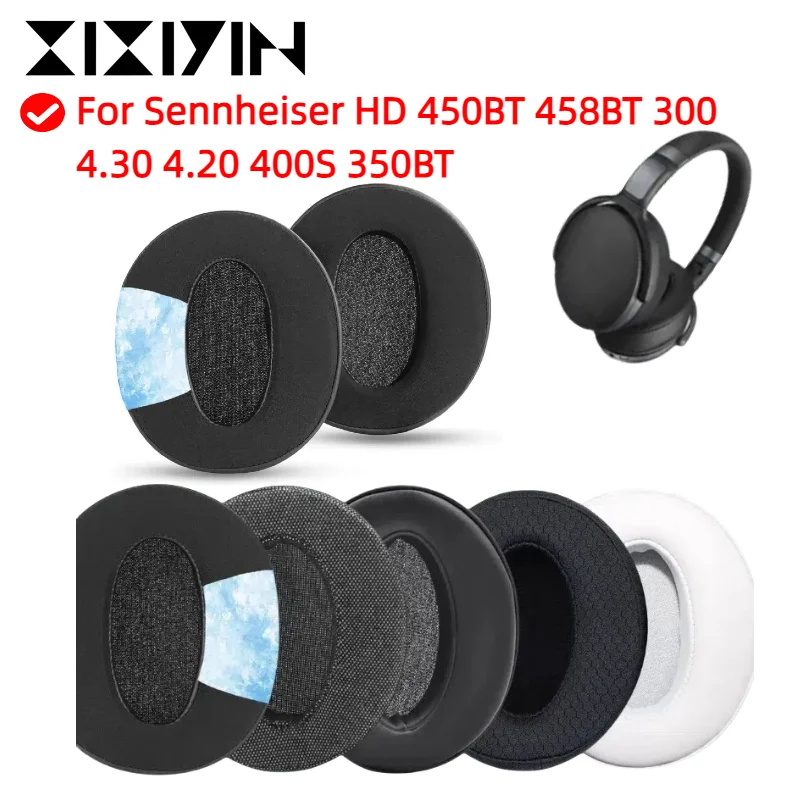 

Ear Pads Cushions for Sennheiser HD 450BT 458BT 300 4.30 4.20 400S 350BT Headphones Soft Form Earpad Earpads Cover Cushion