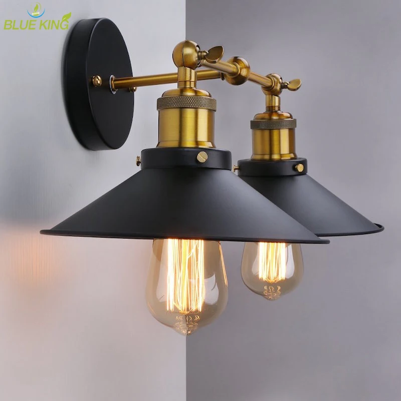 adjustable-double-head-wall-sconce-180°-rotation-metal-arm-e27-base-for-kitchen-dining-bedroom-bar-retro-black-wall-light-sconce