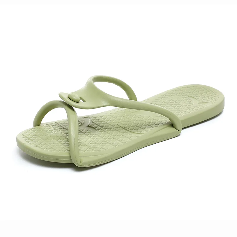 Novo verão dobrável flip-flops viagens de negócios viagem portátil leve eva chinelos fundo macio praia casal slide sandálias