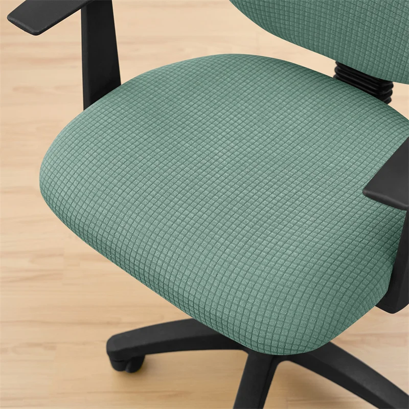 2 teile/satz Wasser Abweisend Büro Stuhl Abdeckung Polar Fleece Stretch Computer Stuhl Schonbezüge Rotierenden Gaming Sitz Abdeckung Schutz – Detail 29