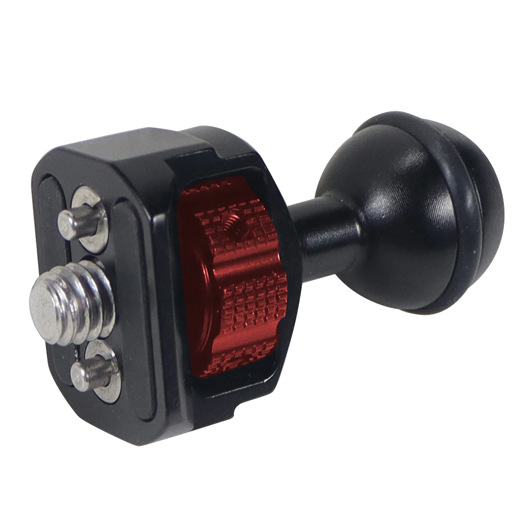 20mm Kugelkopf-Klemmhalterungsadapter mit 1/4'- und 3/8'-Schraube, ARRI-Positionierungsstift für DSLR-Kamera-Rig, Magic Arm, Monitor- und Lichthalterung – Detail 9