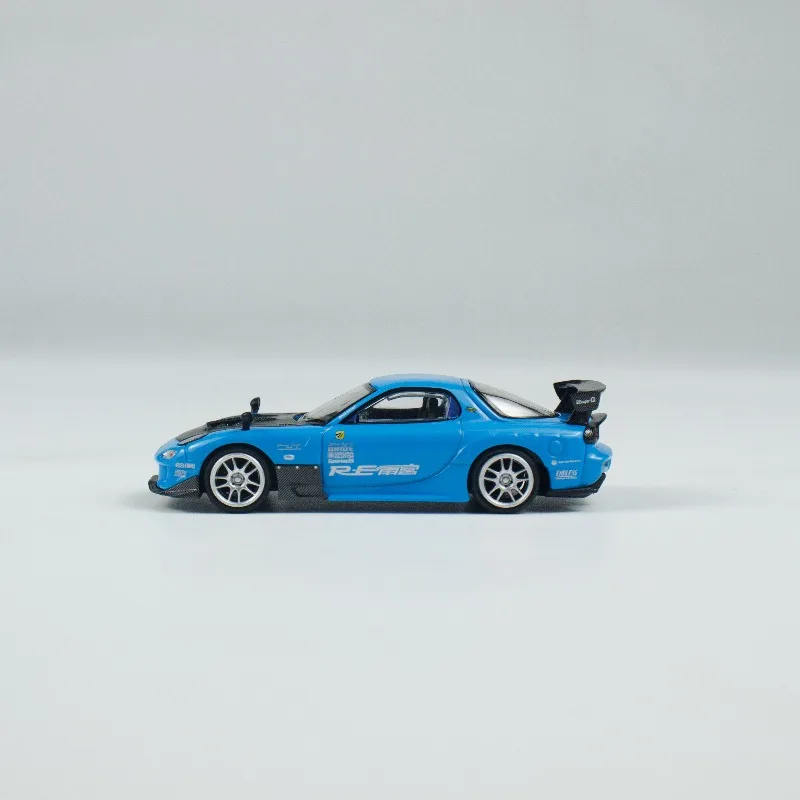 MINIGT 1/64 RX-7 RE 20B Motore a tre rotori Giocattolo in lega Veicolo a motore Pressofuso in metallo Modello Regali