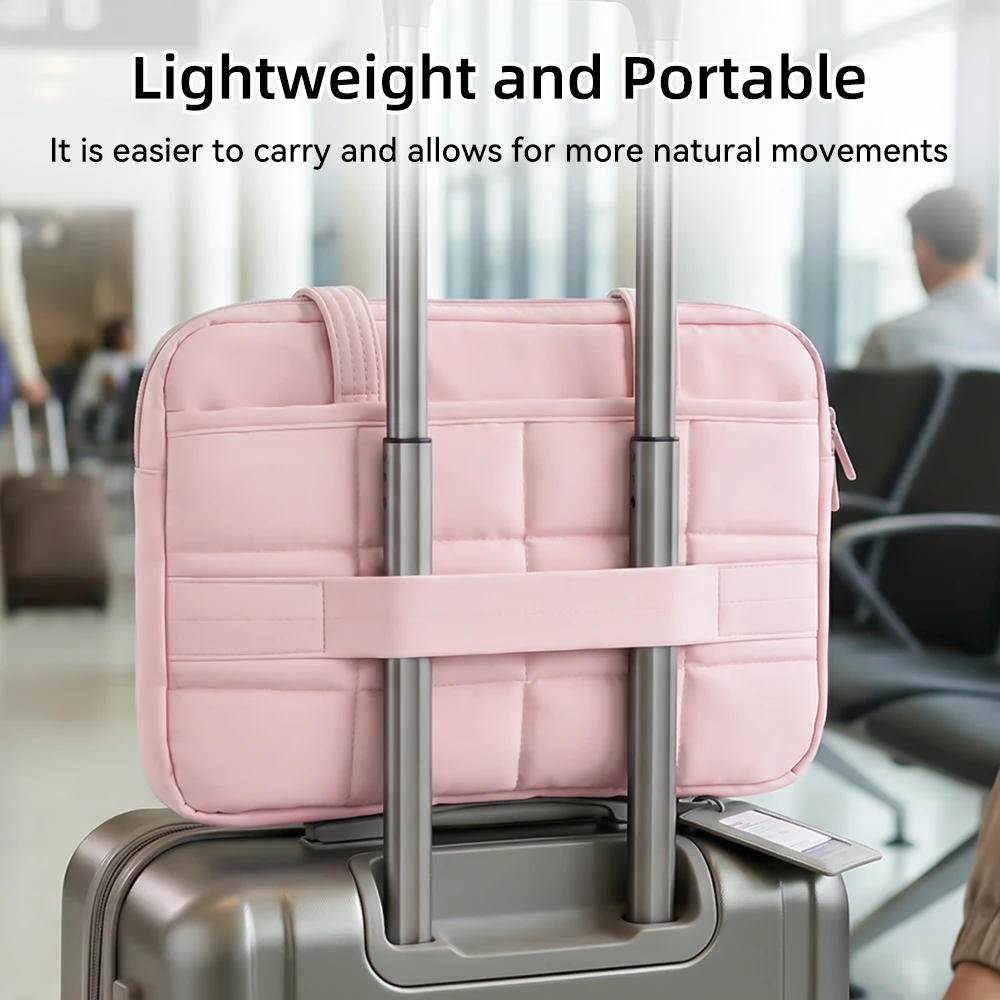 14/15.6 Inch Large Capacity Shoulder Handbag Casual Bag for Macbook Air Pro HP Huawei Laptop Travel Bag Tablet Bag - view 4