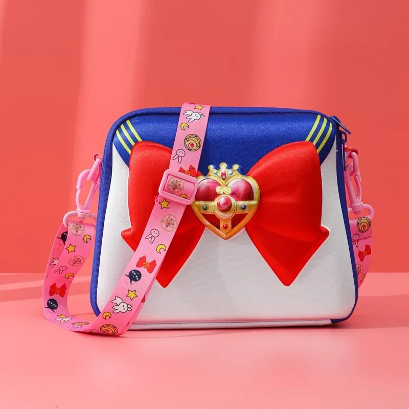 Japanese Cartoon 3D Pretty Girl Messenger Bag Korean Ins Sailor Moon Large Capacity Single-Shoulder Bag for Women Tsukino Usagi