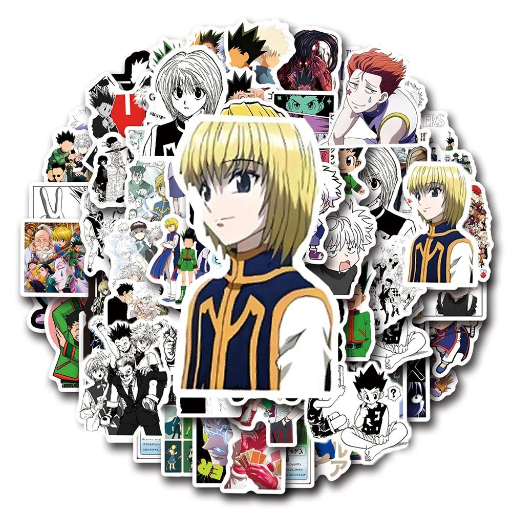 10/30/50/120pcs Anime Hunter × Hunter Stickers Classic Japanese Manga Decal Toy DIY Guitar Helmet Scrapbook Cool Cartoon Sticker