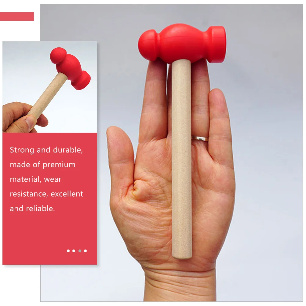4pcs Children Repair Tools Small Hammer Baby Toy Toddler Pounding Kids Toys Hammering Gavel Pretend Play Hammers Educational